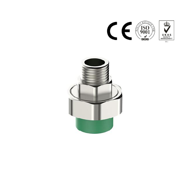 Green PPR Male Threaded Union Adapter For Cold And Hot Water