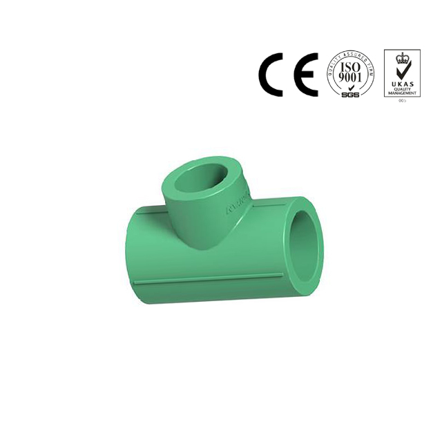 25*20mm-160*110mm Green PPR HDPE Reducing Tee Pipe Fittings