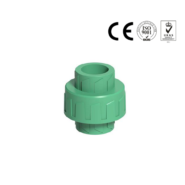 Plastic PPR Flexible Union Green White Grey Fitting Pipe