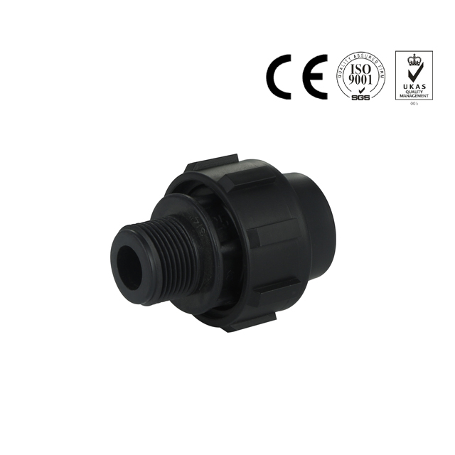 Agricultural 20mm-110mm PP HDPE male adaptor fittings