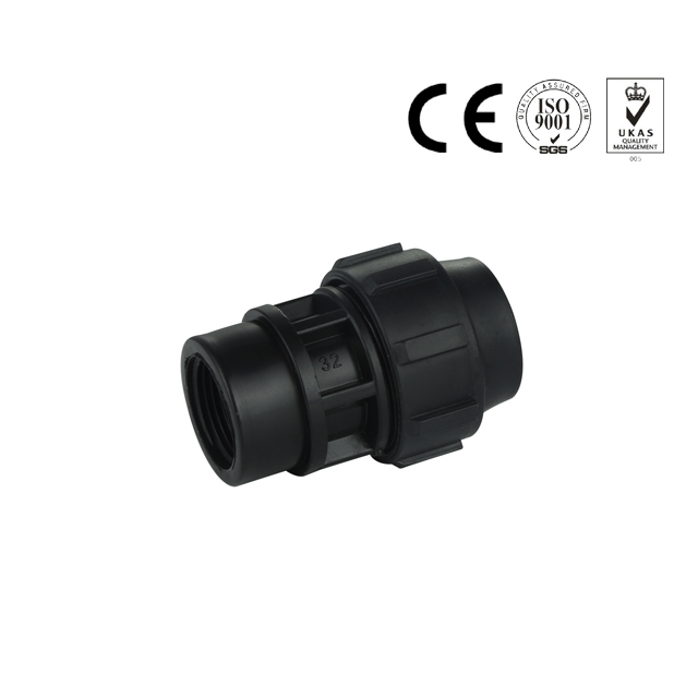 Good Price Black Female threaded adaptor 20mm-110mm fittings