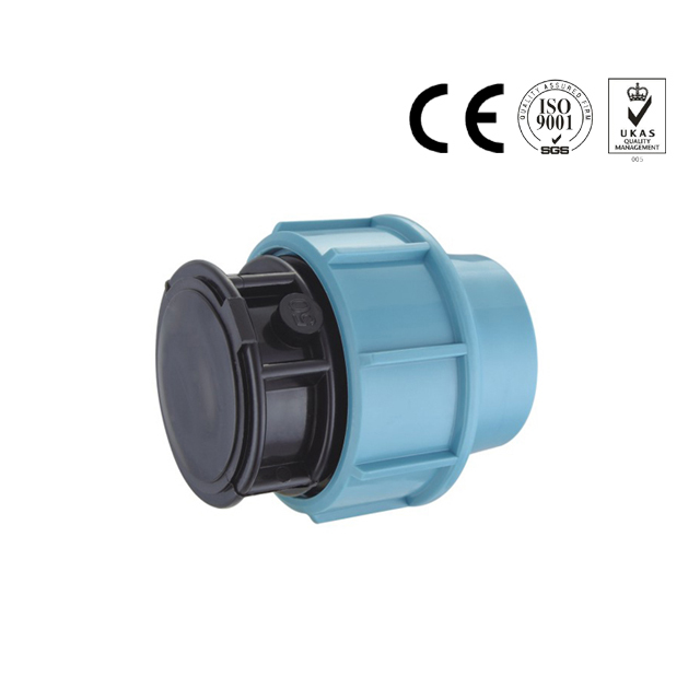 PP plastic blue and black end cap plug pipe fittings