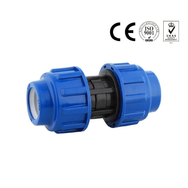 Equal coupling socket hdpe pp compression pipe fittings